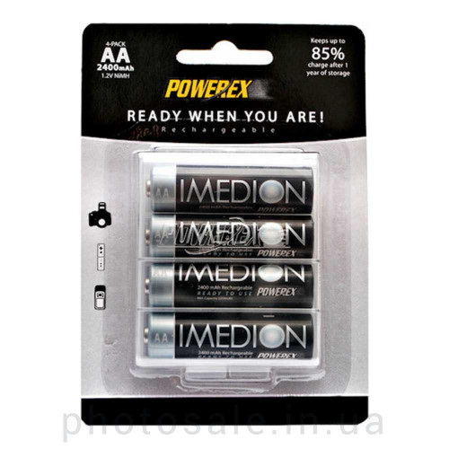 Акумулятори AA PowerEx IMEDION 2400mah Ni-MH-4 шт.