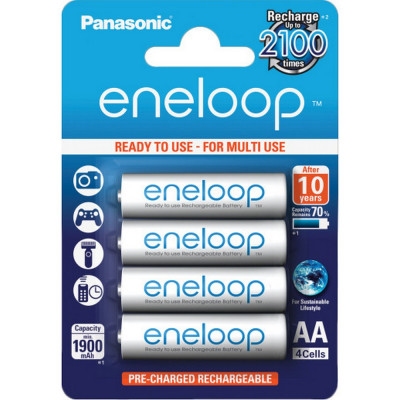 Аккумулятор Panasonic Eneloop AA 4BP Ni-Mh (BK-3MCCE/4BE)