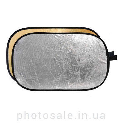 Светоотражатель овальный 60x90 см – 2 в 1