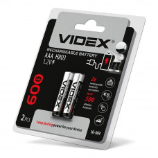 Аккумуляторы Videx HR03 / AAA 600mAh double blister/2шт