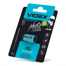 Батарейка литиевая Videx CR2 1шт blister card