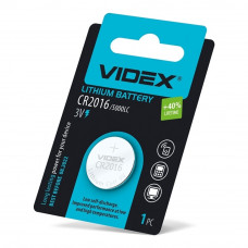Батарейка литиевая Videx CR2016 1шт blister card