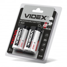Акумулятори Videx HR20/D 7500mAh double blister/2шт