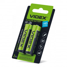 Батарейка щелочная Videx LR6/AA 2шт small blister