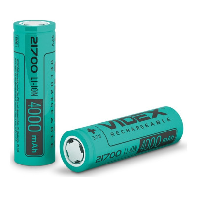 Аккумулятор Videx Li-ion 21700 (без защиты) 4000mAh bulk/1шт